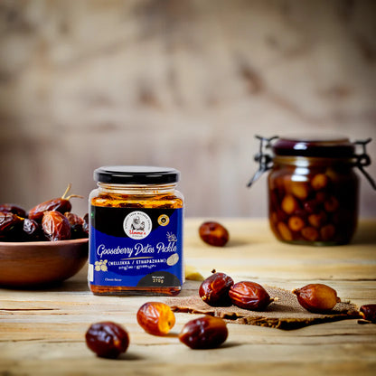 Natural Gooseberry Dates Pickle(Nellika)
