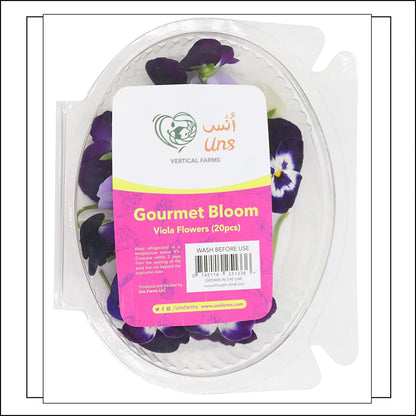 Gourmet Bloom Viola Flowers (20 pcs)