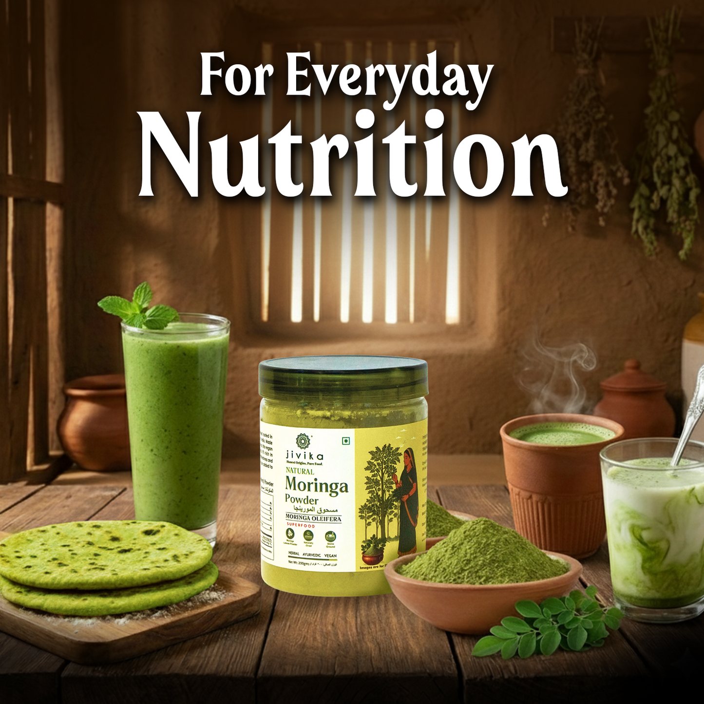Jivika Natural Moringa Powder 200g